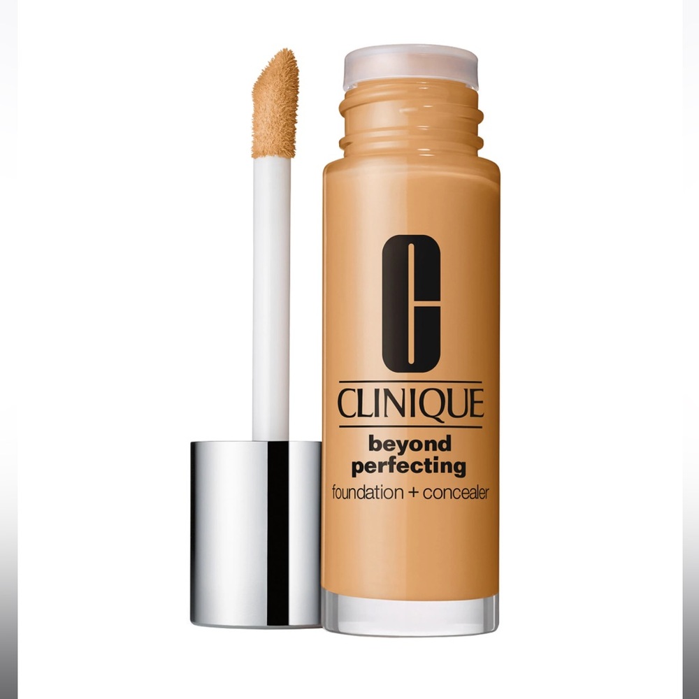 NEW CLINIQUE BEYOND PERFECTING FOUNDATION + CONCEALER IN SHADE WN54 HONEY WHEAT